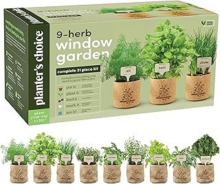 Planters' Choice 9 Herb Indoor Window