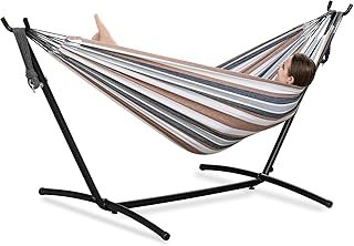 PNAEUT Double Hammocks Stand Outside