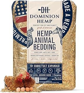 Premium Hemp Bedding Chicken Coops 285L