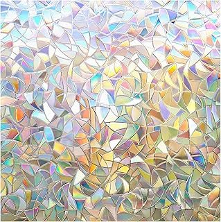 rabbitgoo Window Privacy Film Rainbow Decorative