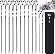Skewers 17" Kabob Grilling Metal Sticks