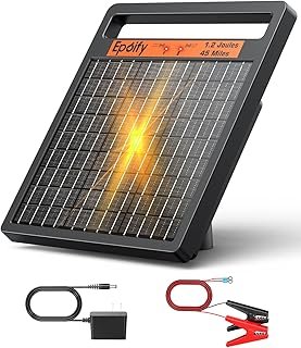 Solar Electric Fence Charger 1.2J Stored