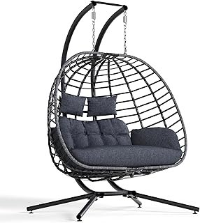 SWITTE Double Egg Swing Chair Stand