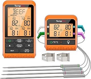 TempPro TP829 1000ft Wireless Meat Thermometer
