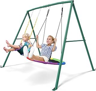 Trekassy 440lbs Capacity Swing Sets Backyard