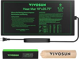 VIVOSUN Durable Waterproof Seedling Heat Mat