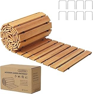 Wooden Garden Pathway Outdoor Walkway
