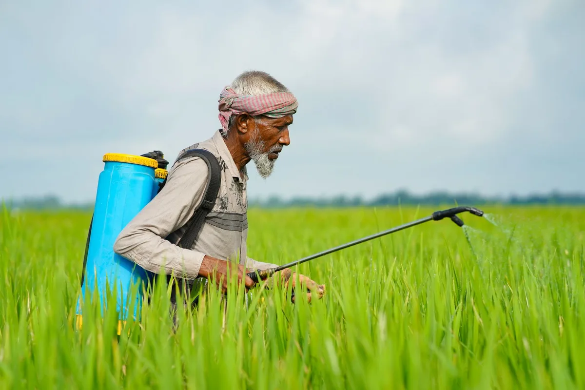 Backpack sprayer application