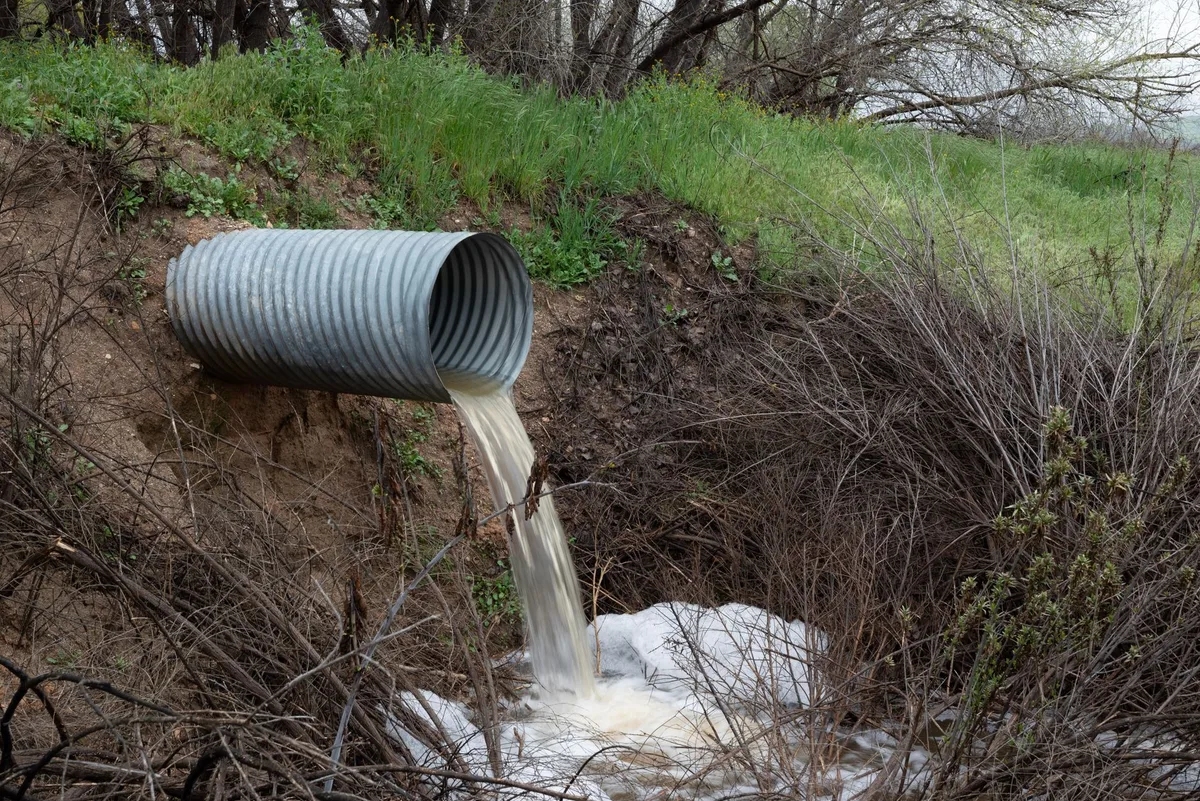 French drain installation diagram