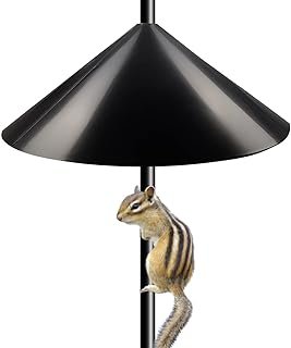 Garbuildman Squirrel Baffle Bird Feeder Pole