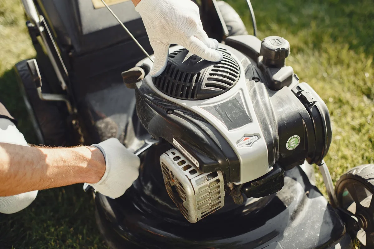 mower deck height adjustment