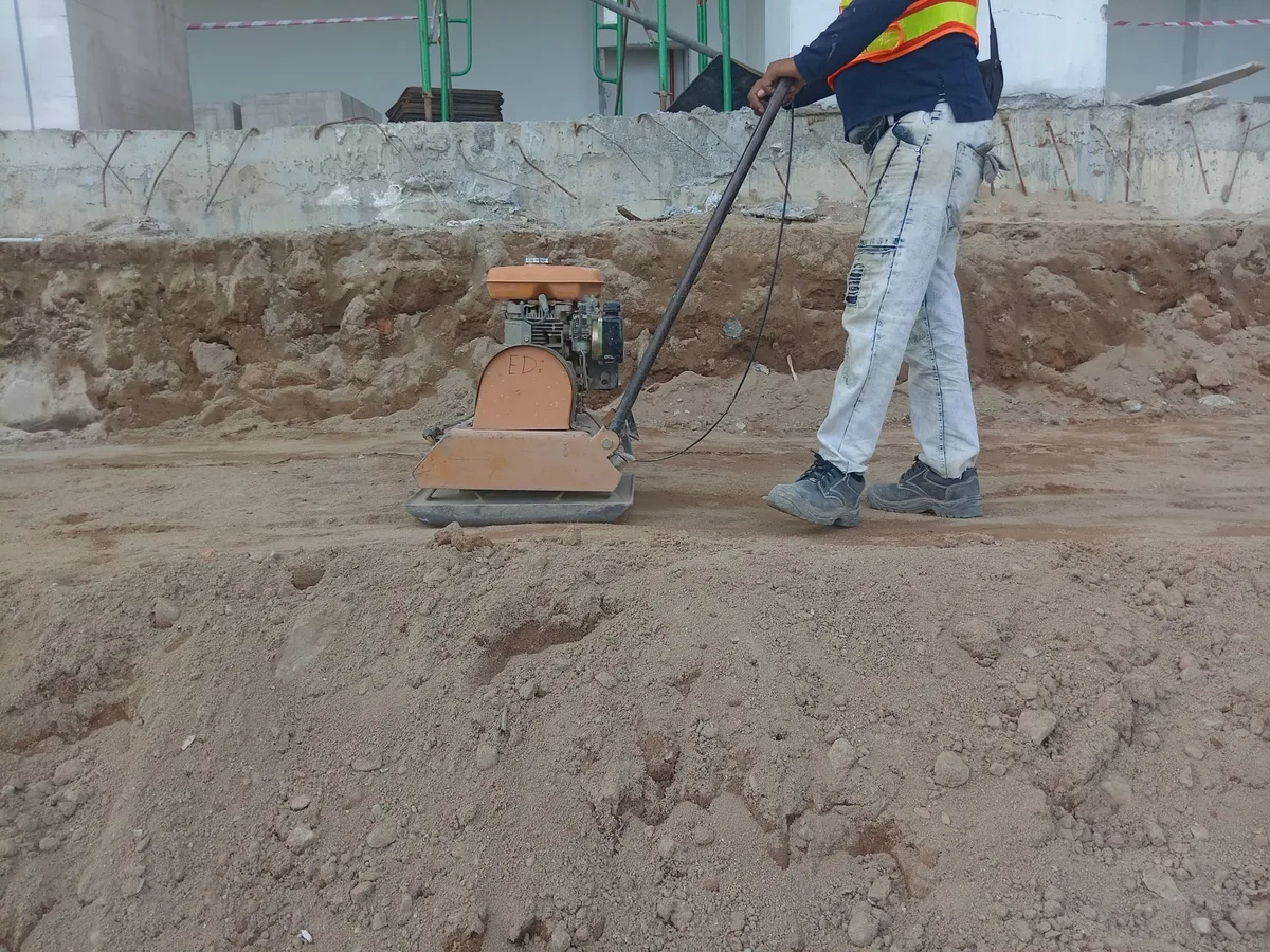plate compactor soil compaction
