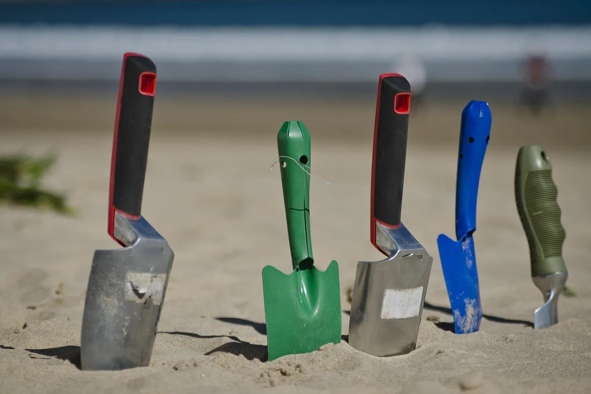 soil sample collection trowel