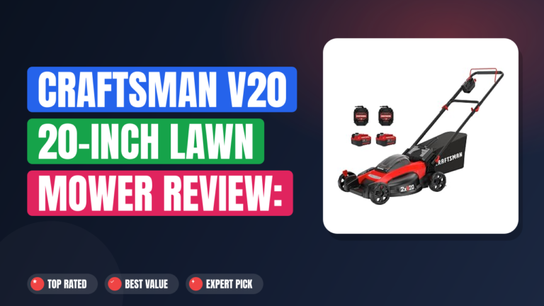 Craftsman V20 20-Inch Lawn Mower Review: Power & Performance