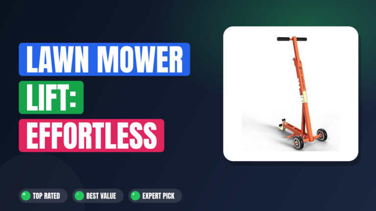 Lawn Mower Lift: Effortless Engine Access Solutions